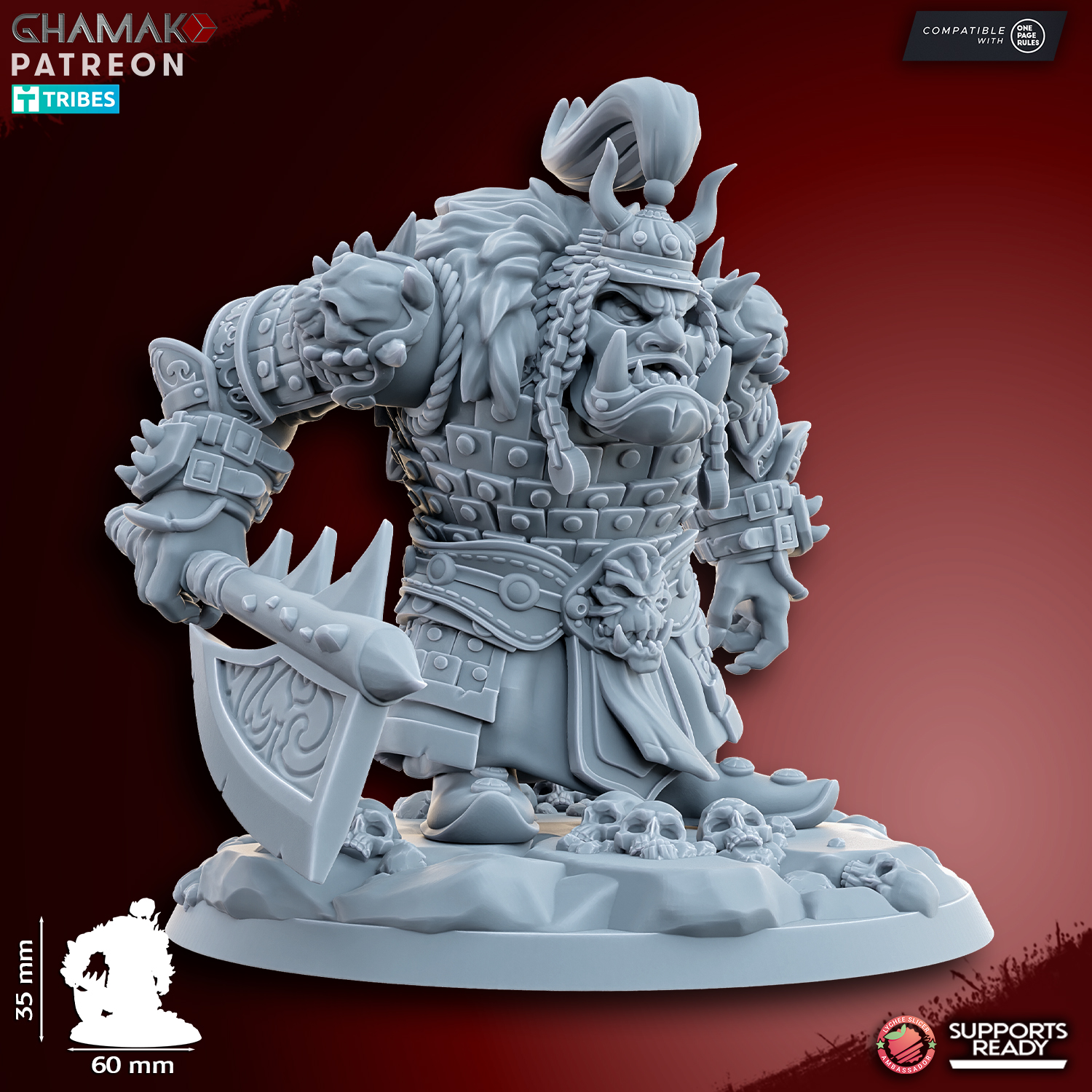 Black Orc Warlord on foot